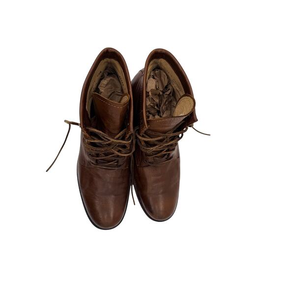 Frye Tyler Brown Leather Lace Up Boot Men\'s Size 12 D main image 7